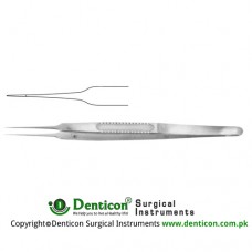 Micro Suturing Forcep With Platform Stainless Steel, 18.5 cm - 7 1/4" Tip Size 0.5 mm
